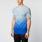 Ombre Running Tee // Imperial Blue + Dusk (M)