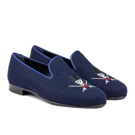 Slipper Wellington // Navy (US: 6)