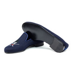 Slipper Wellington // Navy (US: 9.5)