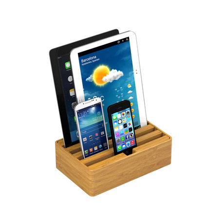 Universal Charging Station // Bamboo (Medium)