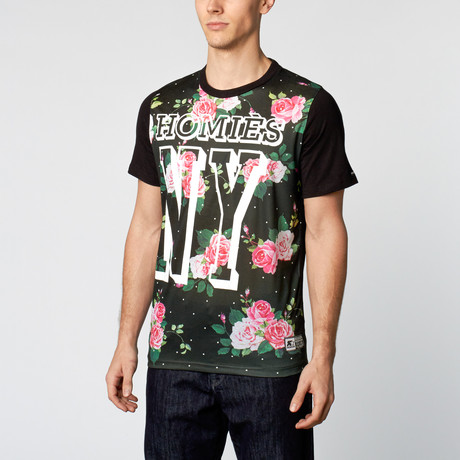 Homies Dot Roses Tee // Multi (XS)