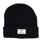 Pineapple Knit Beanie // Black