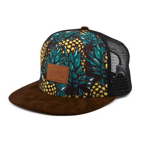 Pineapples Trucker Hat // Black