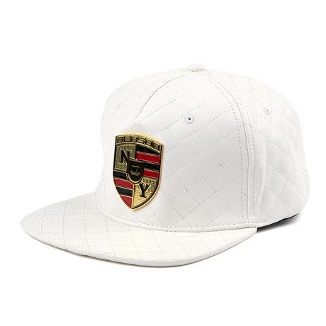 GT Quilted Cap // White