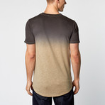 Jefferson Dip Dye Tee // Grey (L)