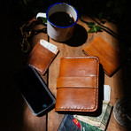 The Linbaba // Leather Passport Wallet + Notebook Cover (Café)