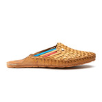 Daily Stripe Sandals // Natural + Blue + Red (UK: 10)