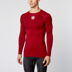 Comfort Compression Kinetic Top // Burgundy (M)