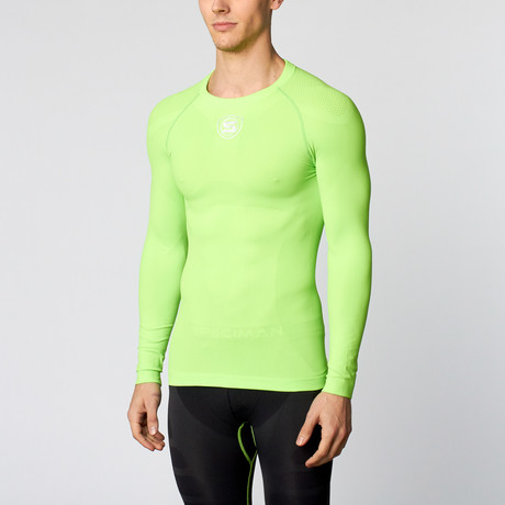 Comfort Compression Kinetic Top // Neon Green (S)