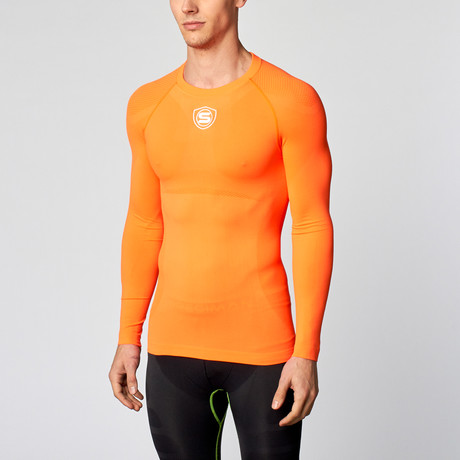 Comfort Compression Kinetic Top // Neon Orange (S)