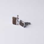 Cufflinks // Ebony Wood