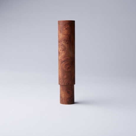 Single Cigar Tube // Carpathian Burl Wood