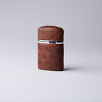 Triple Jet Table Lighter // Antique Saddle Ostrich