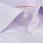 Textured Button-Down Shirt // Lavender (US: 16R)