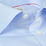 Twill Weave Button-Down Shirt // Light Blue (US: 15.5R)