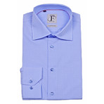 Classic Button-Up Shirt // Light Blue Check (US: 17.5R)