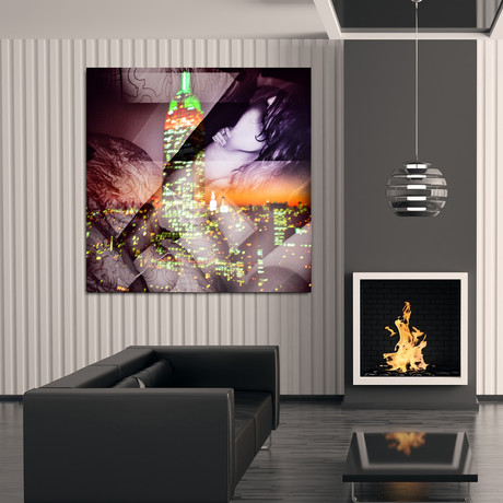 City That Never Sleeps (12"L x 12”H)