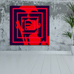 1968 Red (12"W x 12"H x 1.5"D)