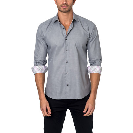 Jared Lang // TOM Button-Up // Light Grey (S)