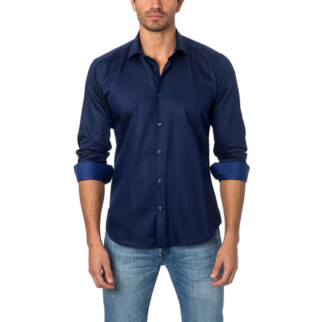 TOM Button-Up // Dark Blue Tonal (S)