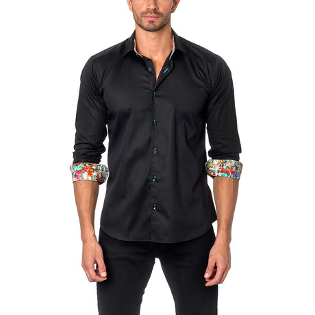 THOMAS Button-Up // Black (S)