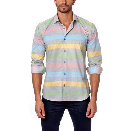 THOMAS Button-Up // Multi Check (S)