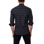 THOMAS Button-Up // Black Check (XL)