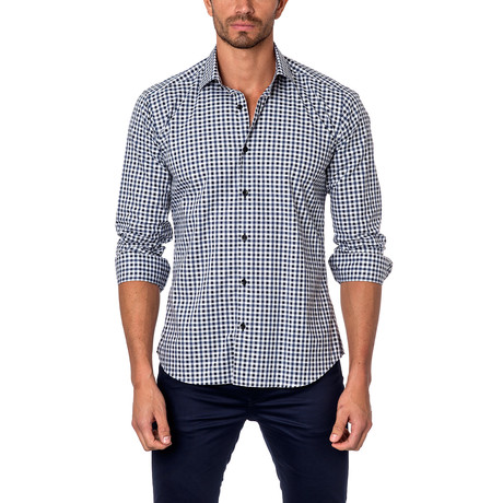 THOMAS Button-Up // Navy (S)