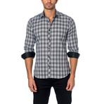 OTT Button-Up // Black + White Plaid (2XL)