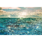 Glitter On The Water (24"W x 16"L x 1.5"D)