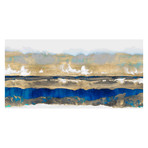 Strata // Blue + Gold (Print // 16"W x 32"L x 0.1"D)
