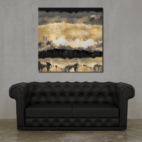 Spectrum // Gold + Black (Print // 20"W x 20"L x 0.1"D)