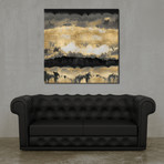 Spectrum // Gold + Black (Print // 20"W x 20"L x 0.1"D)