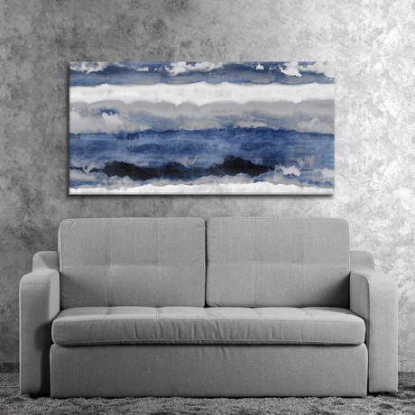 Indigo Strata (Print // 16"W x 32"L x 0.1"D)