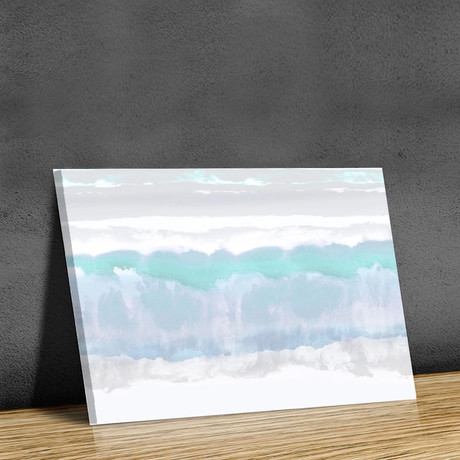 Aqua Undertones (Print // 24"W x 32"L x 0.1"D)