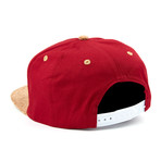 Cork Supply Co. // Snapback Hat // Red