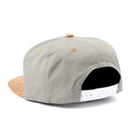 Cork Supply Co. // Snapback Hat // Grey