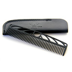 Black Out Comb + Sheath (Skull + Bones)