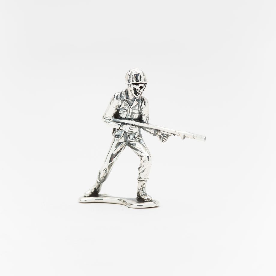 GOOD ART - Sterling Silver Army Men - Touch of Modern