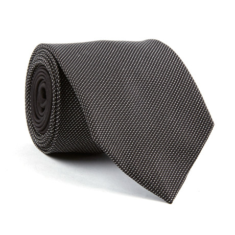 J. Lindeberg // Silk Tie // Grey & Black