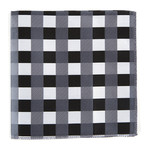 Gentleman's Box // OTAA Pocket Square // Black + Grey + White Check