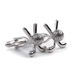 Gentleman's Box // Golf Cufflinks // Silver