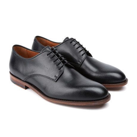 Holloway Plain Toe Derby // Black (US: 8)