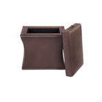 Morgan Storage Ottoman + Pull Out Shelf (Champagne)