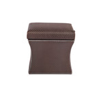 Morgan Storage Ottoman + Pull Out Shelf (Champagne)