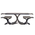 Grace Console Table + Pull Out Shelves