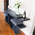 Grace Console Table + Pull Out Shelves