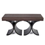 Grace Bench + Pull Out Shelves (Gray)