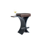 Grace Bar Stool + Pull Out Shelf