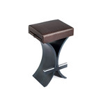 Grace Bar Stool + Pull Out Shelf